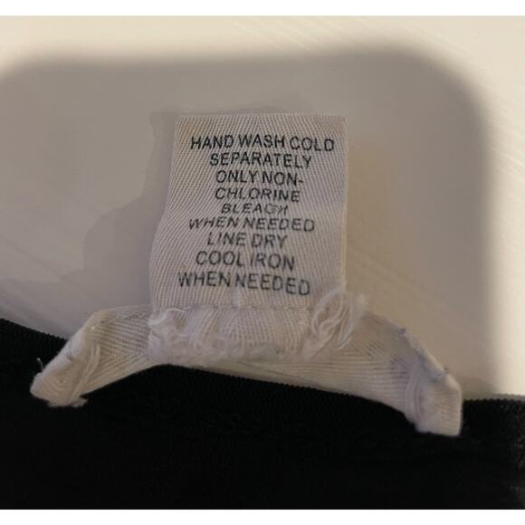 Indigo Thread Co. Black Mesh Lace Baby Doll Top Sz M Whimsigoth Fairygrunge - Picture 8 of 10